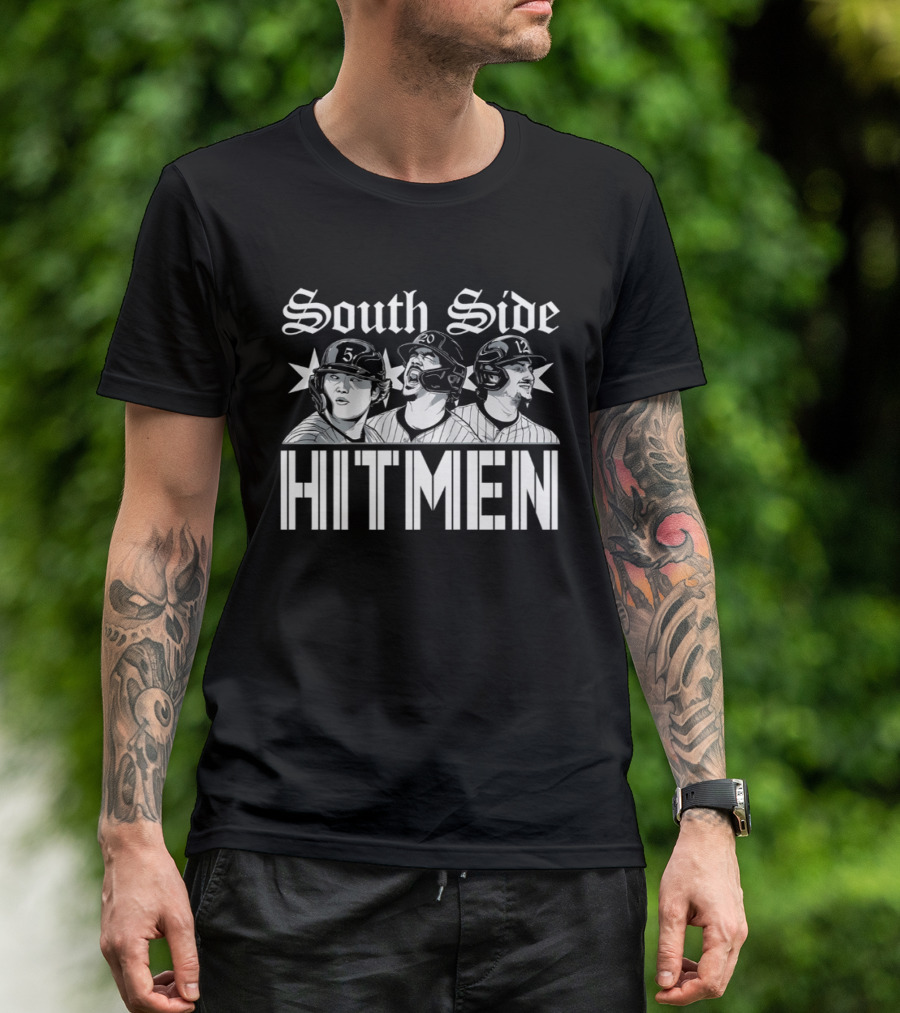 South Side Hitmen Baseball Tribute With Players And Stars T-Shirt