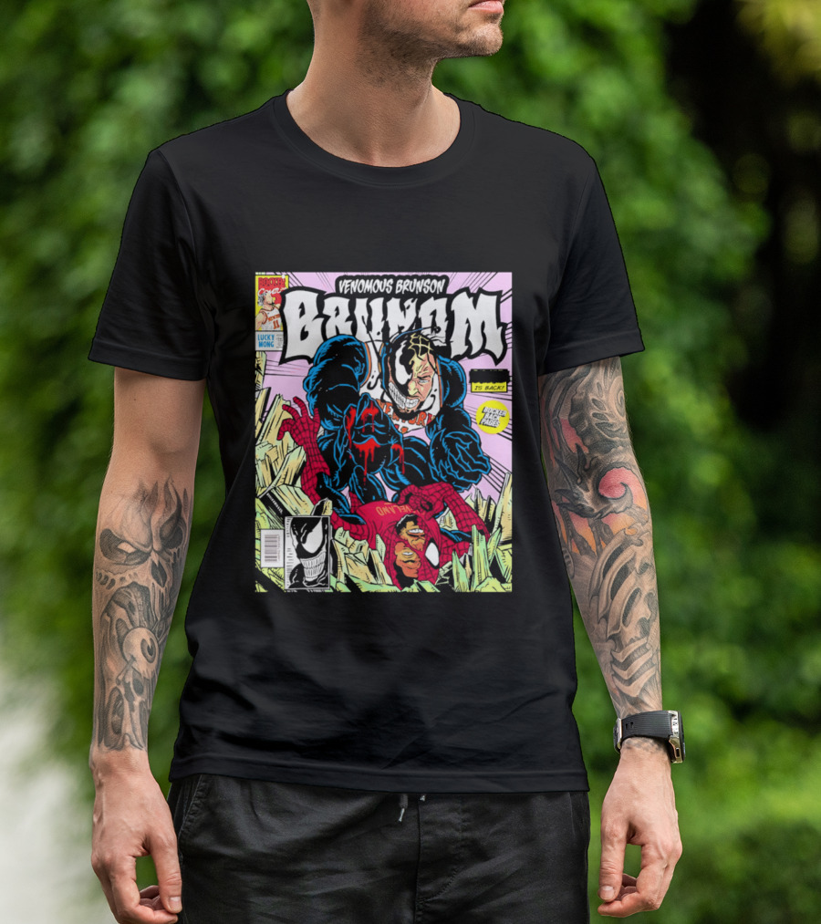 Venomous Brunson Lethal Protector Comic Cover New York Knicks T-Shirt