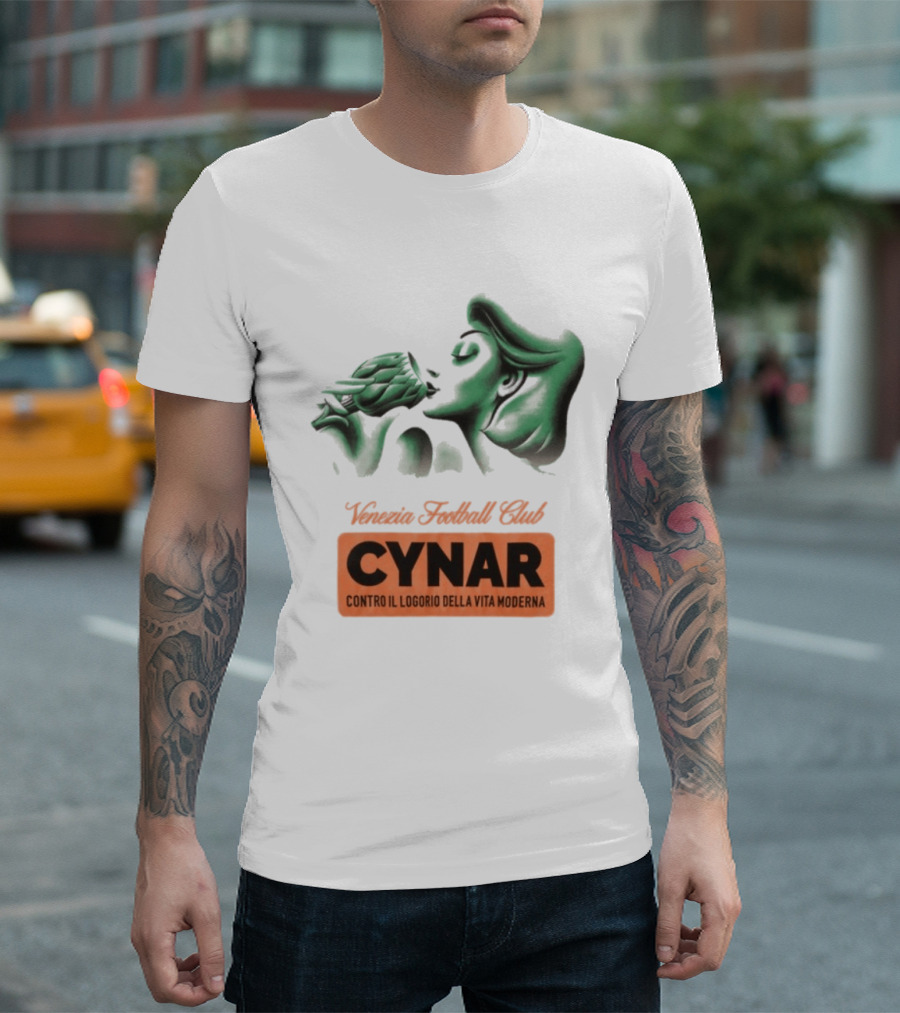 Venezia Football Club Cynar Contro Il Logorio Della Vita Moderna Artichoke Head T-Shirt