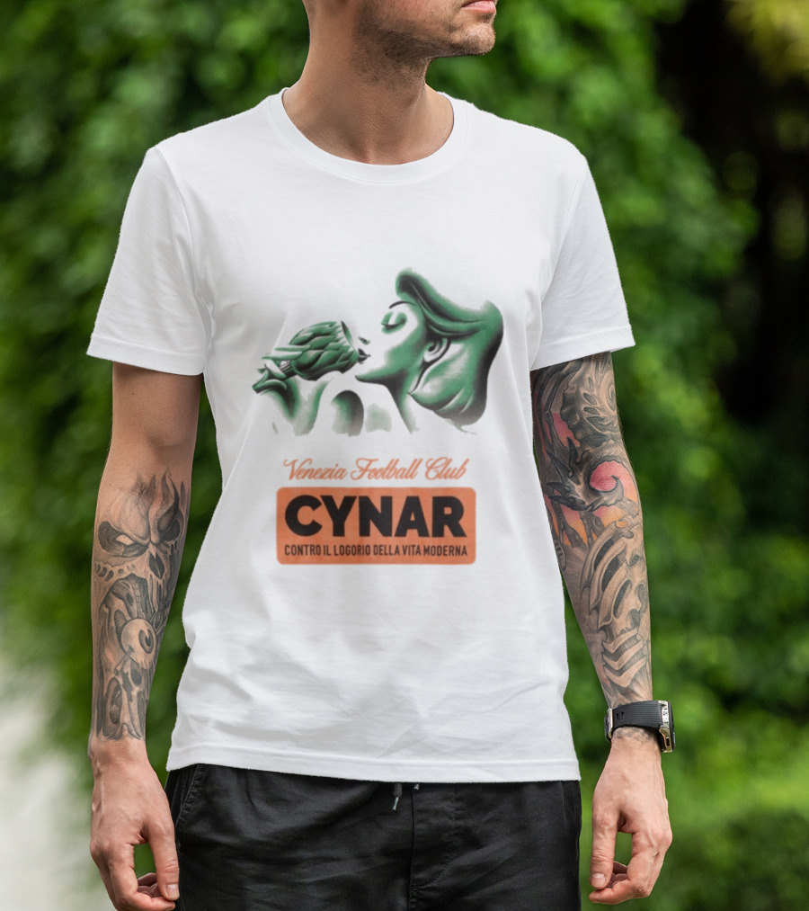 Venezia Football Club Cynar Contro Il Logorio Della Vita Moderna Artichoke Head T-Shirt