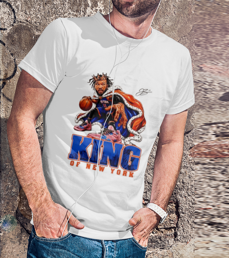 Jalen Brunson 2026 King Of New York Knicks NBA Basketball T-Shirt