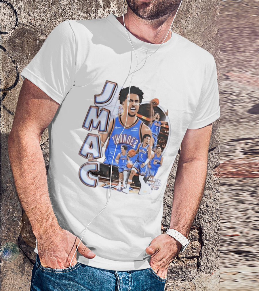 Jared McCain J MAC Oklahoma City Thunder NBA T-Shirt