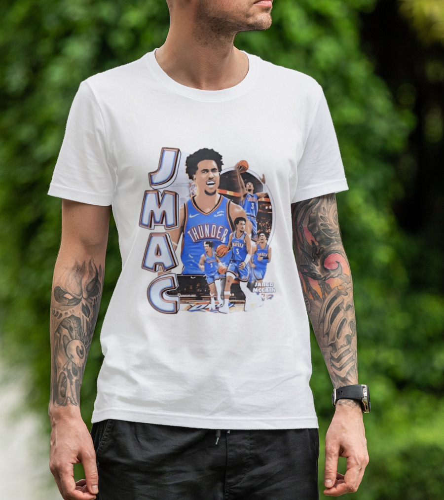 Jared McCain J MAC Oklahoma City Thunder NBA T-Shirt