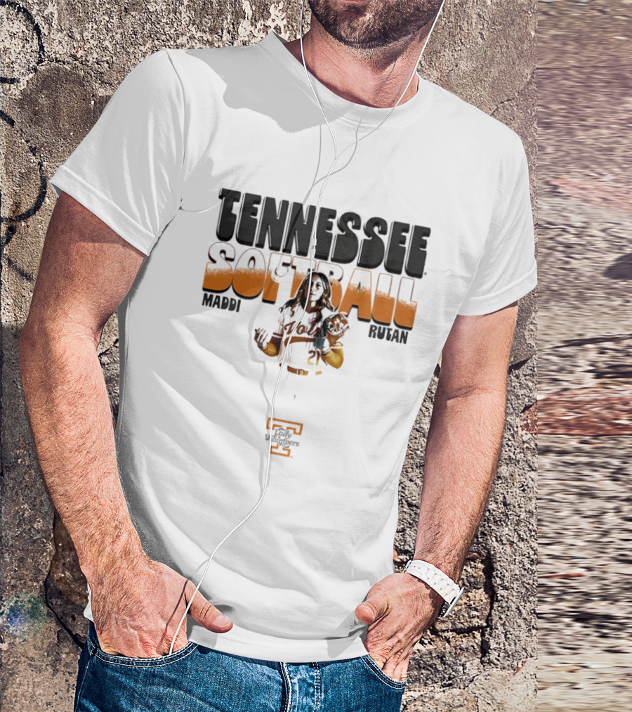 Tennessee Vols Maddi Rutan Softball Player Pose T-Shirt