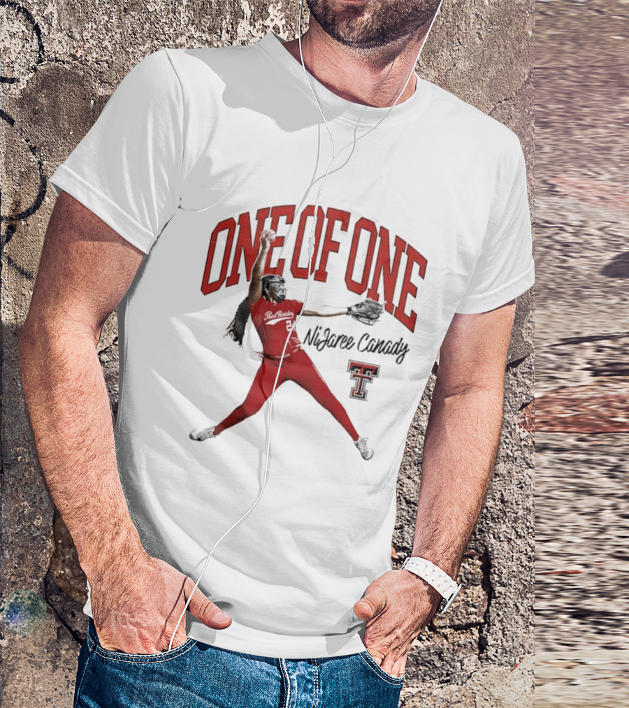 One Of One NiJaree Canady Texas Tech Red Raiders Softball T-Shirt