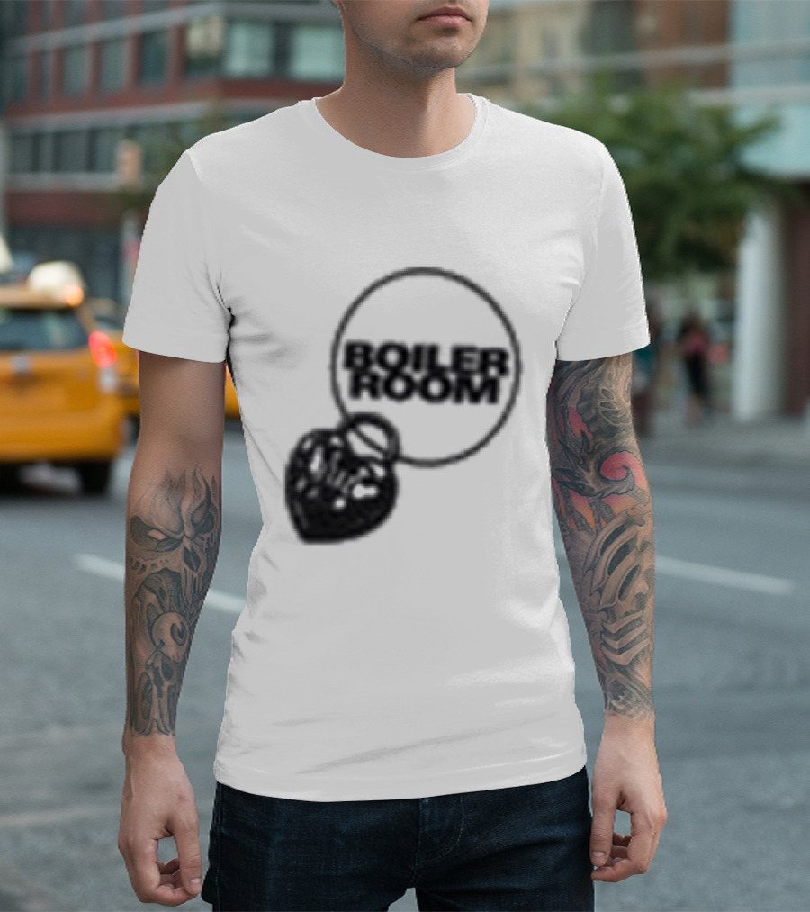 Paris Lovers Boiler Room Heart Lock T-Shirt