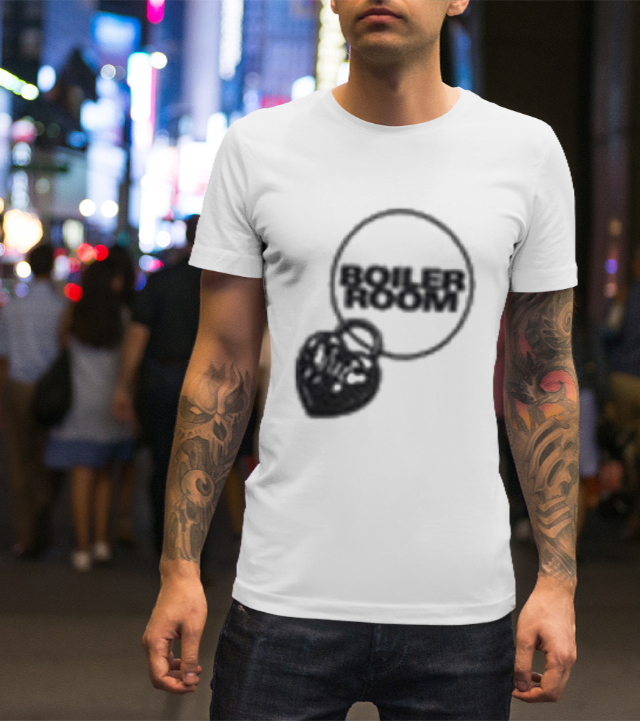 Paris Lovers Boiler Room Heart Lock T-Shirt