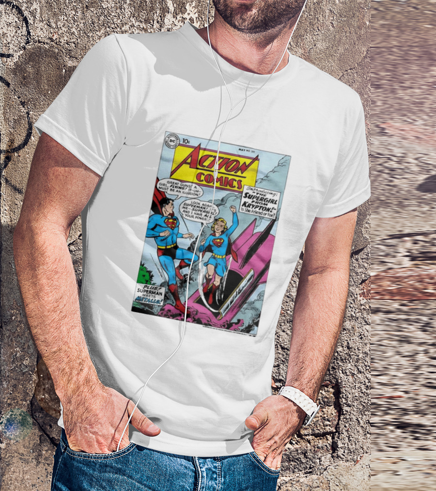Action Comics 252 Superman Meets Supergirl From Krypton DC Comics 1959 T-Shirt