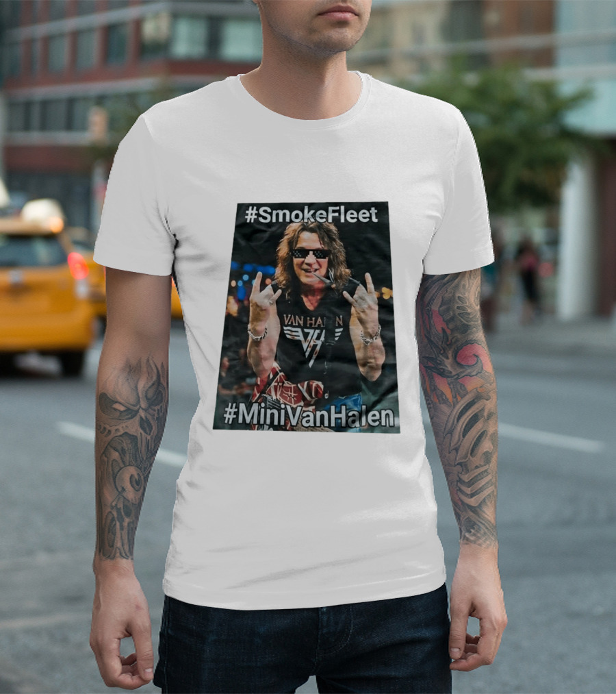 #SmokeFleet Van Halen MiniVanHalen Retro Rock T-Shirt