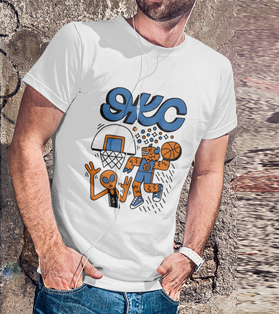 OKC Thunder Rumble Dunk Basketball T-Shirt