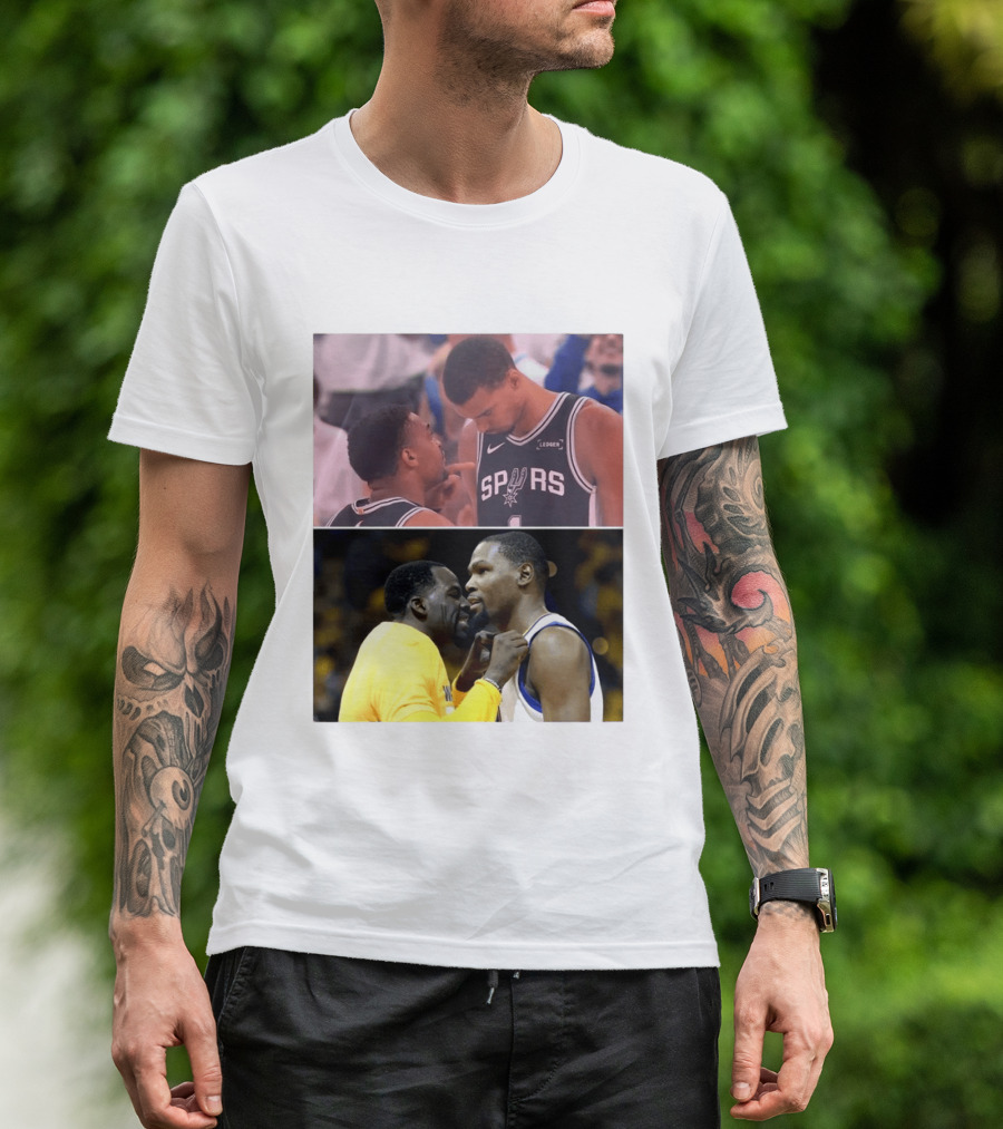 Wemby Keldon Johnson Spurs Draymond Meme Recreation T-Shirt