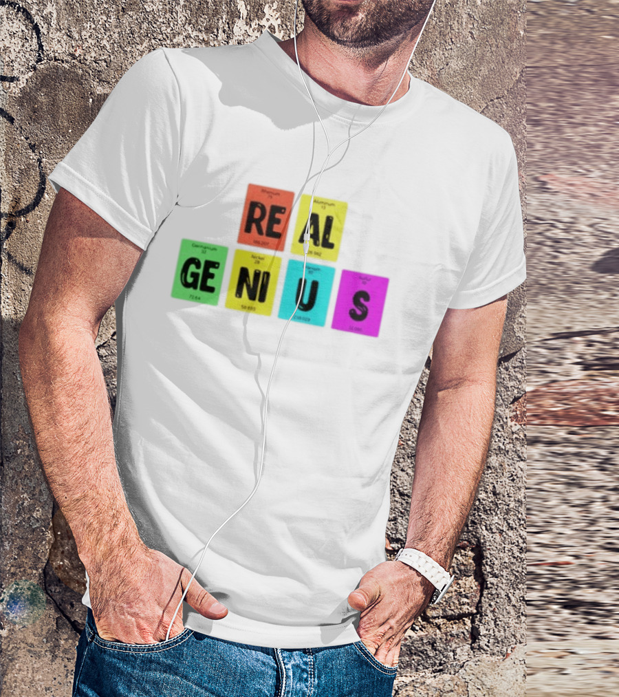 Periodic Table Elements Rhenium Aluminum Germanium Nickel Uranium Sulfur T-Shirt