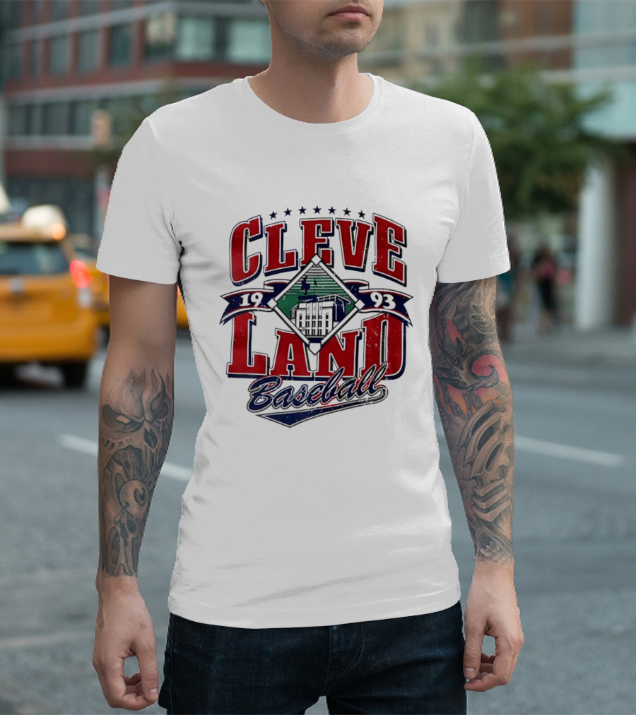 Cleve Land 1993 Baseball Vintage Collectible T-Shirt