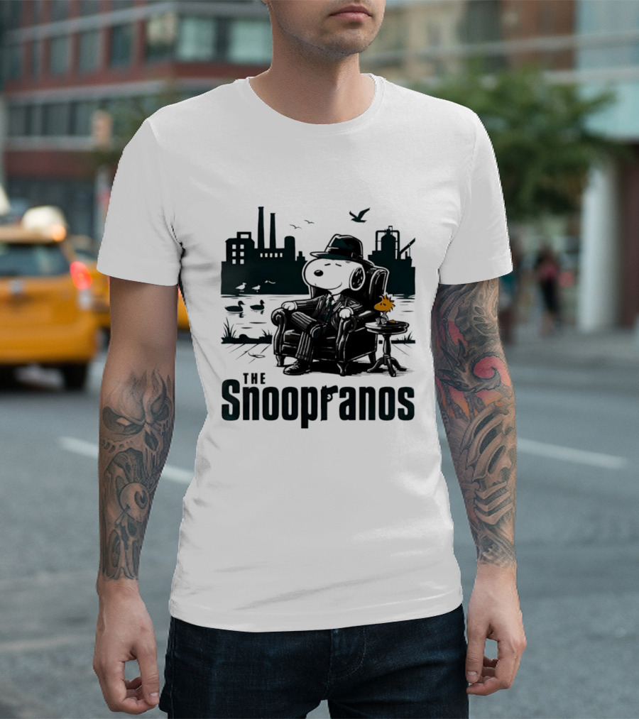 The Snoopranos Snoopy Woodstock Peanuts Mafia T-Shirt