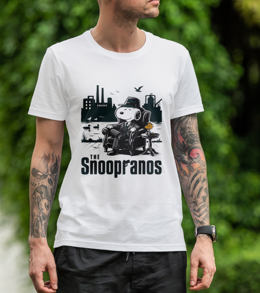 The Snoopranos Snoopy Woodstock Peanuts Mafia T-Shirt