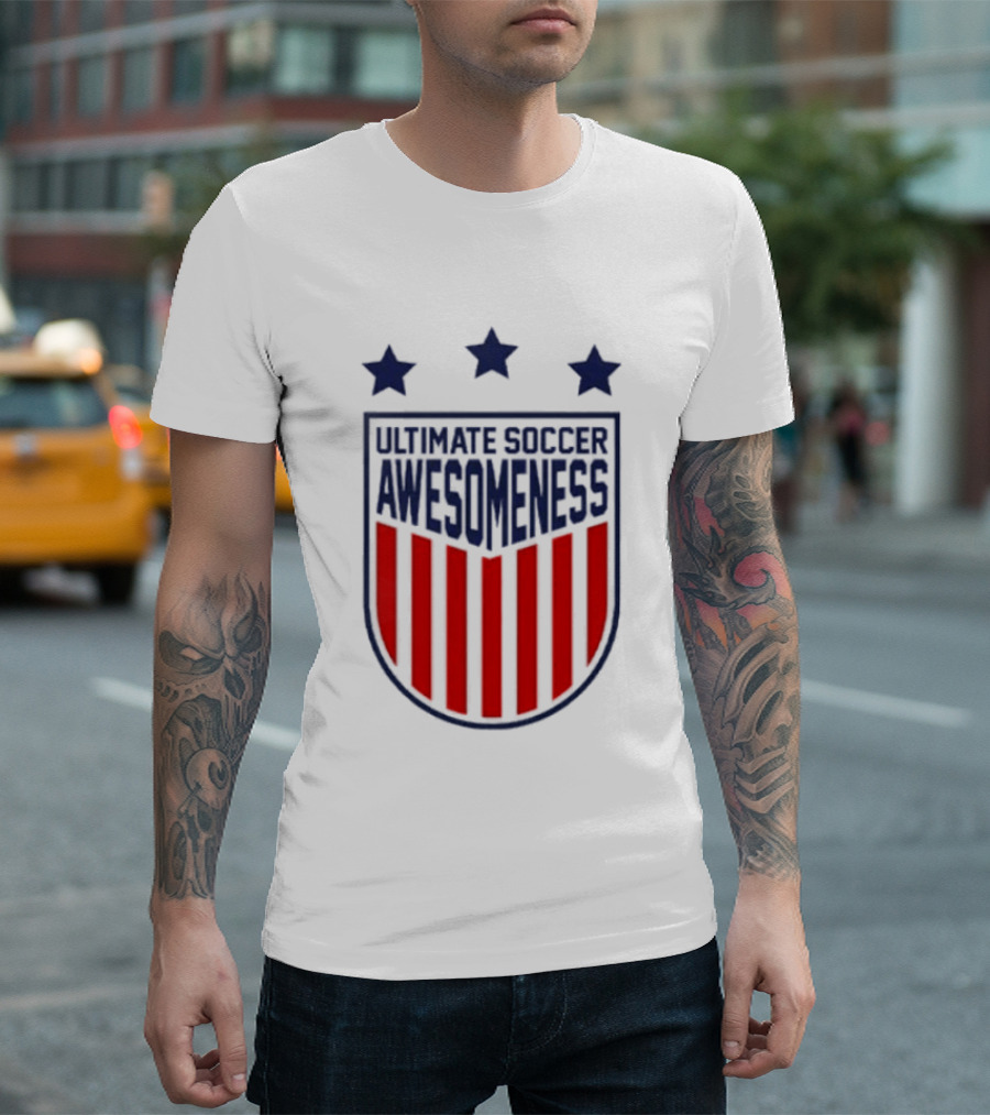 Ultimate Soccer Awesomeness Stars Stripes T-Shirt