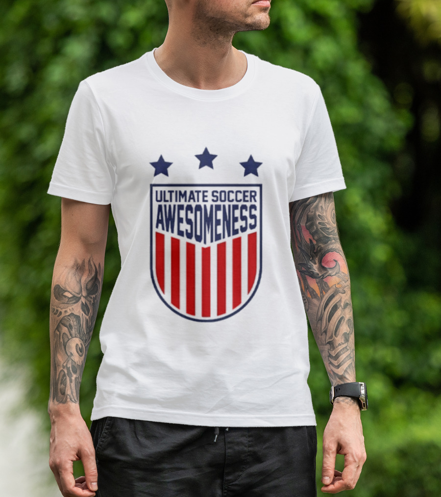 Ultimate Soccer Awesomeness Stars Stripes T-Shirt