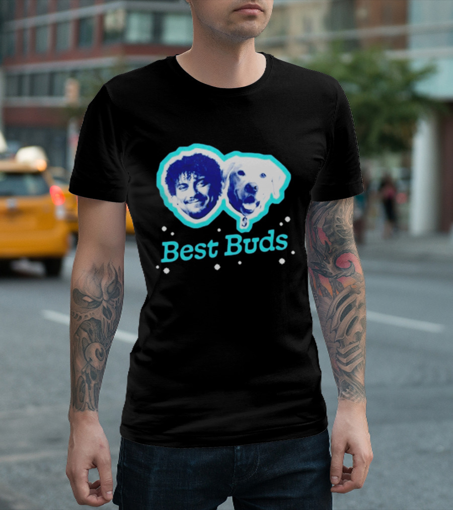 Best Buds Human And Dog Friendship T-Shirt