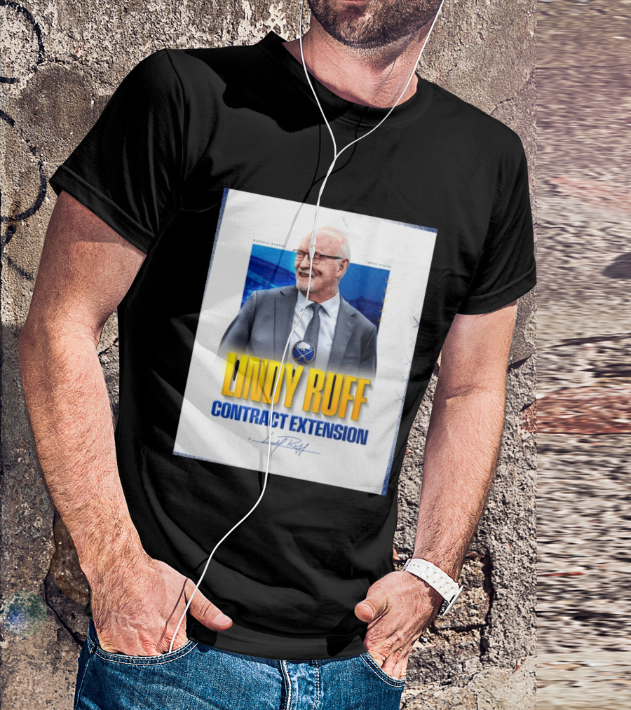 Buffalo Sabres Lindy Ruff Head Coach Contract Extension T-Shirt