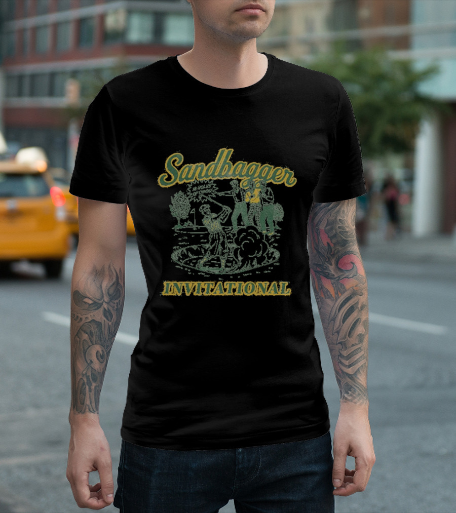 Sandbagger Invitational Golf Scene T-Shirt