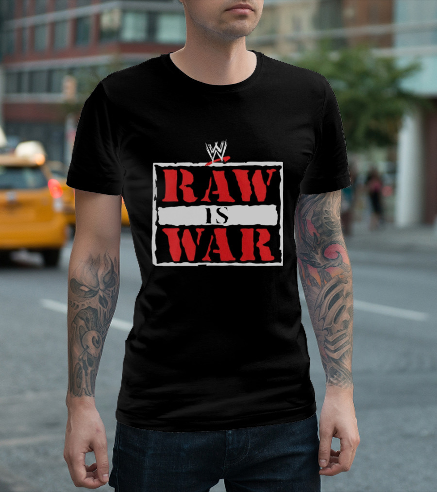WWE Raw Is War Iconic Wrestling Brand T-Shirt