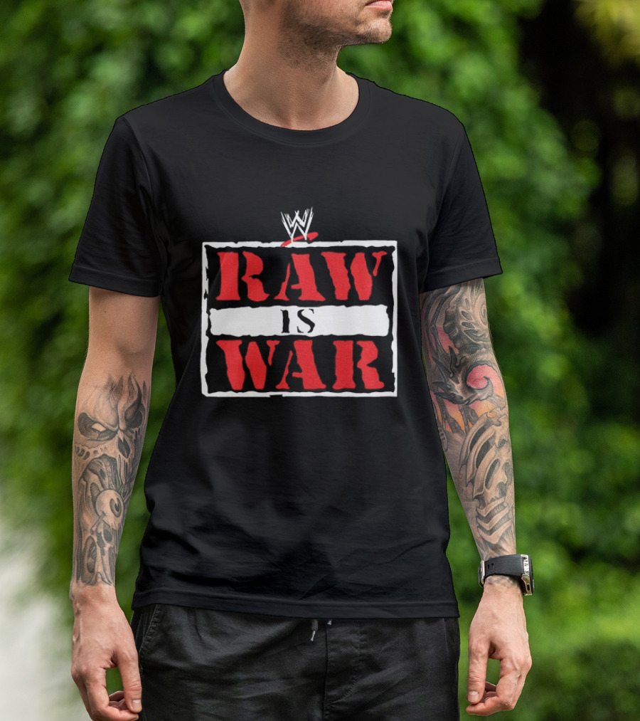 WWE Raw Is War Iconic Wrestling Brand T-Shirt