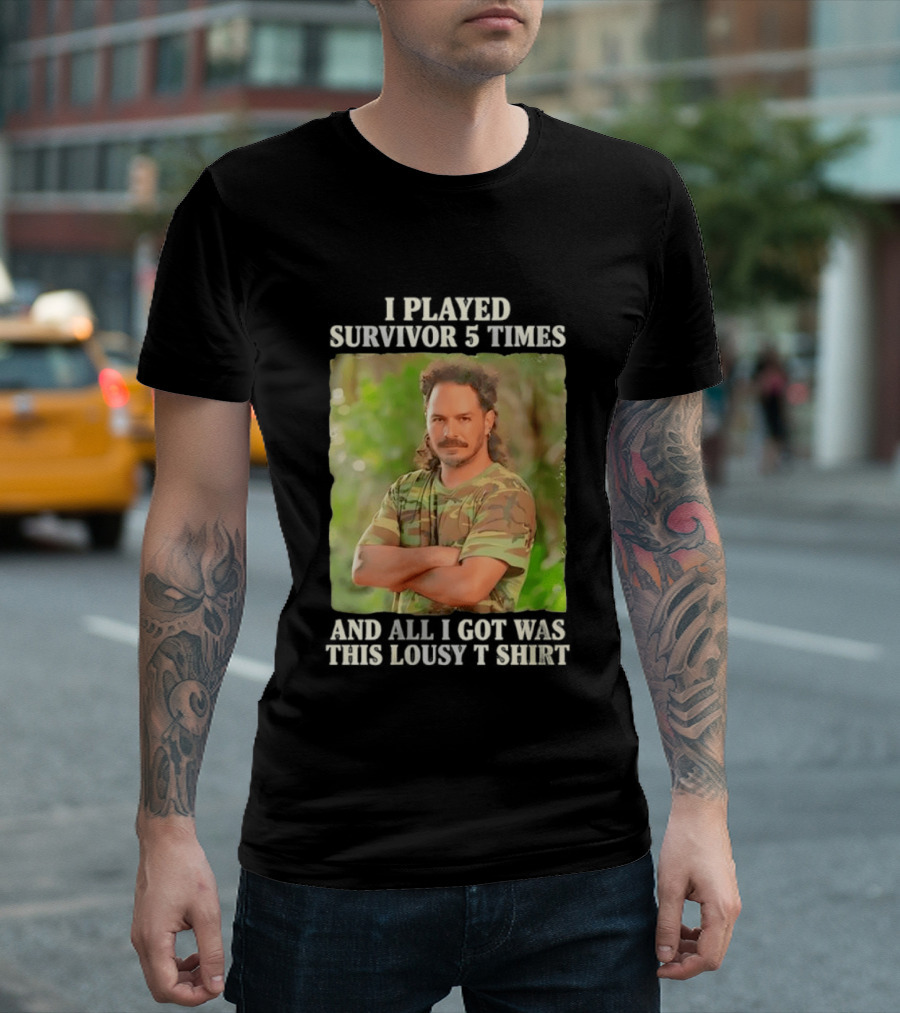 I Played Survivor 5 Times Ozzy Lusth All I Got Was This Lousy T-Shirt