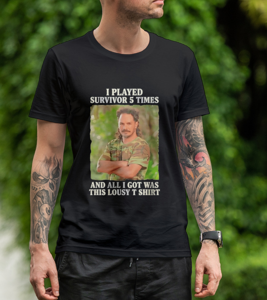 I Played Survivor 5 Times Ozzy Lusth All I Got Was This Lousy T-Shirt