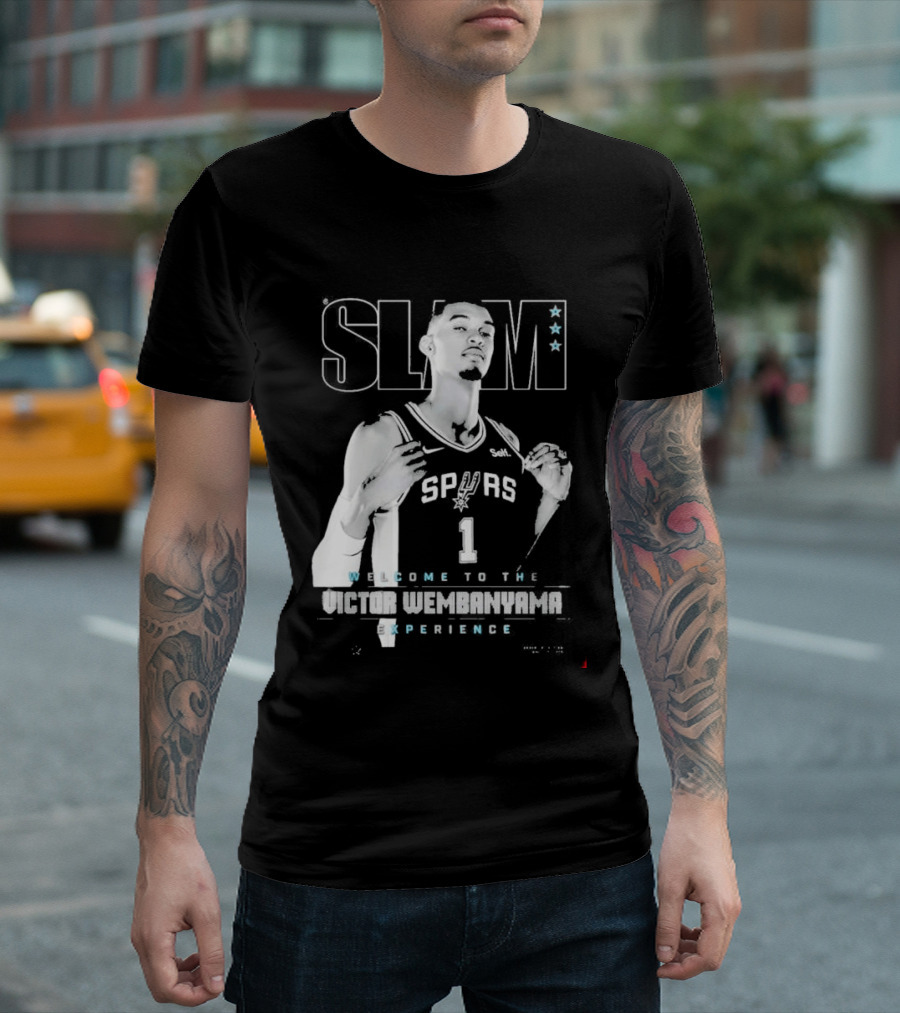 Slam Spurs Victor Wembanyama Welcome To The Future T-Shirt