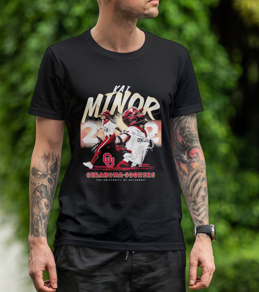 Kai Minor 2022 Oklahoma Sooners NCAA Softball The University Of Oklahoma T-Shirt