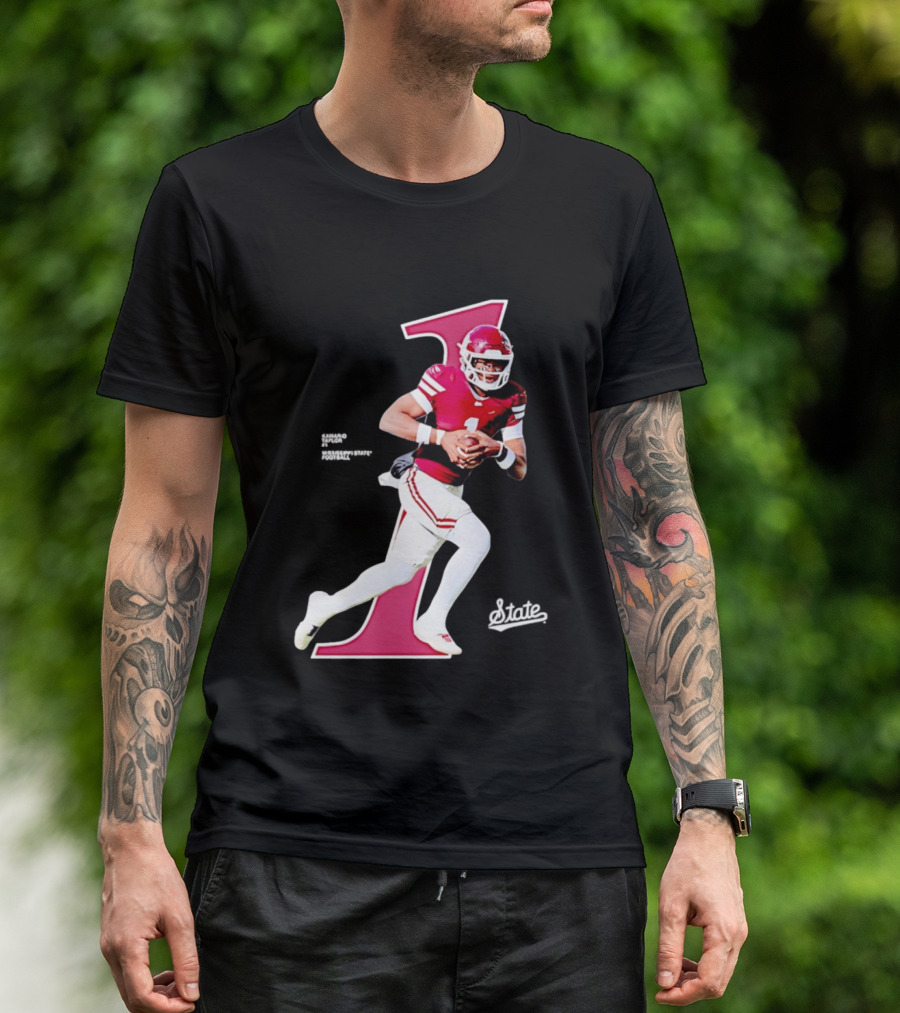 KaMario Taylor Number One Mississippi State Bulldogs Football T-Shirt