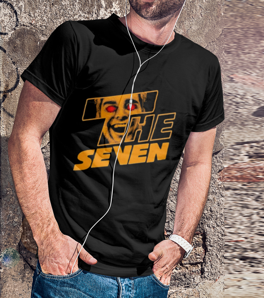 The Boys The Seven Homelander Red Eyes Yellow Face T-Shirt