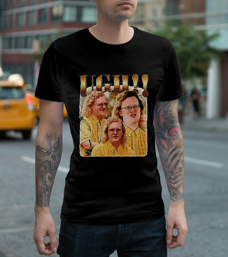 Ughh James Love On The Spectrum UGH!! Yellow Plaid T-Shirt