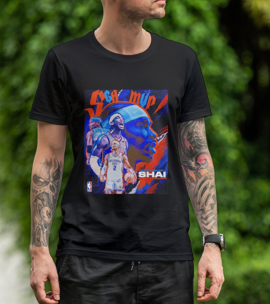 SGA MVP Shai Gilgeous Alexander Oklahoma City 2025 26 NBA MVP T-Shirt