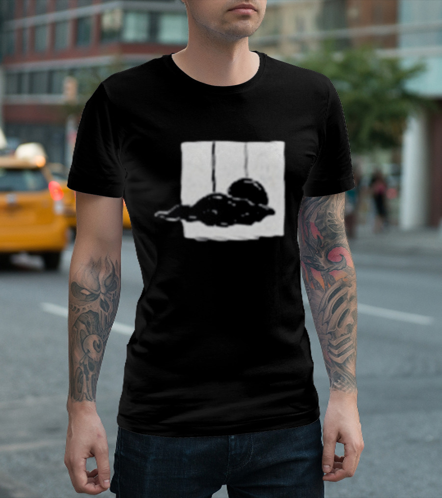 Aaron Blommaert Oorsprong Abstract Line T-Shirt