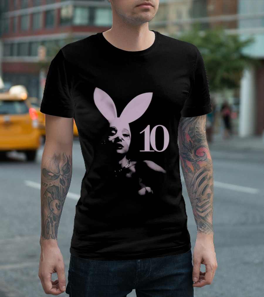 Ariana Grande Dangerous Woman Album Bunny Mask 10 T-Shirt