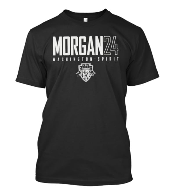 Morgan 24 Washington Spirit NWSL Team T-Shirt