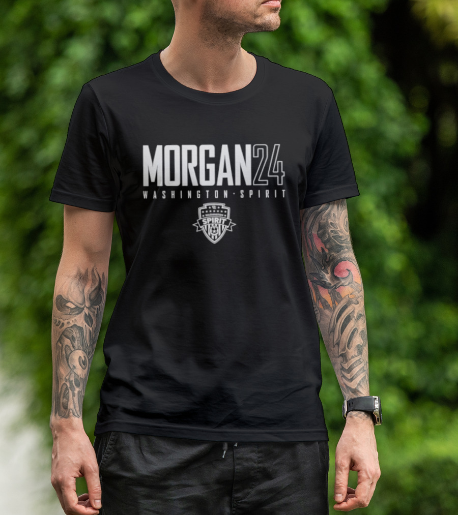 Morgan 24 Washington Spirit NWSL Team T-Shirt