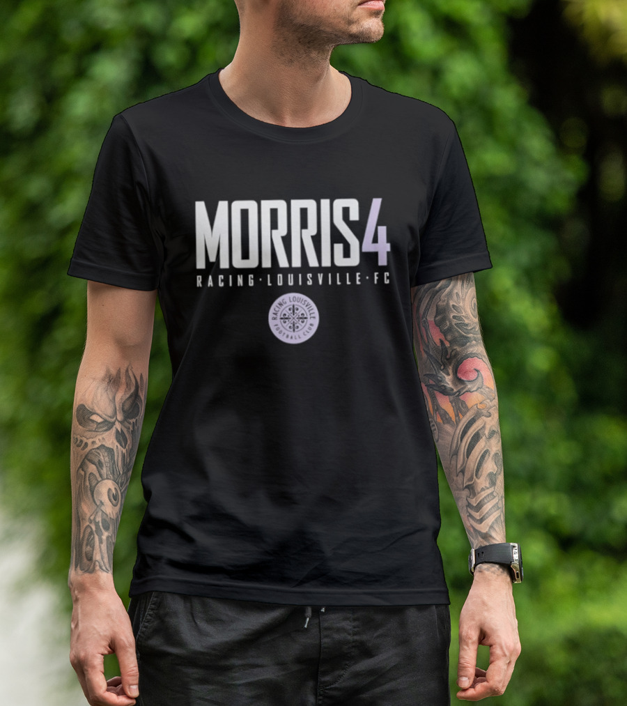 Makenna Morris 4 Racing Louisville FC NWSL T-Shirt
