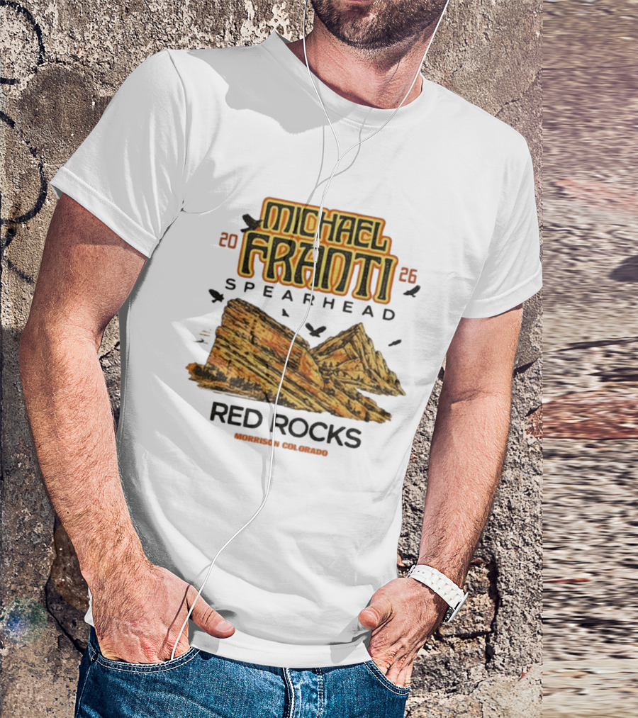Michael Franti Spearhead 2026 Red Rocks Morrison Colorado T-Shirt
