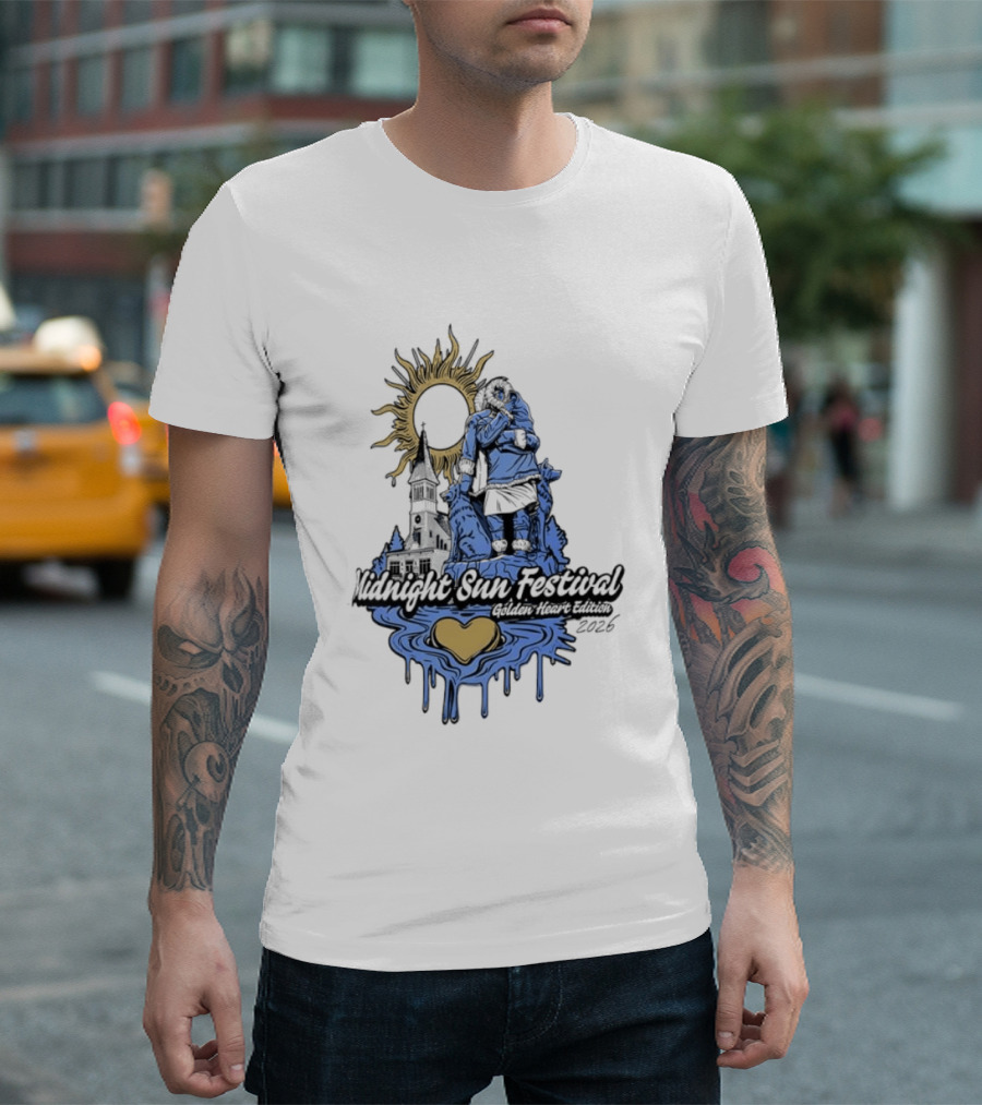 Midnight Sun Festival Golden Heart Edition 2023 T-Shirt