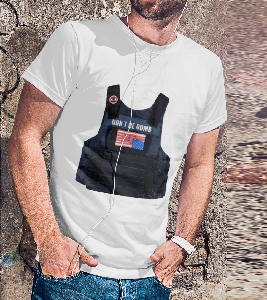Original A$AP Rocky Don't Be Dumb Tour Tactical Vest With Patch T-Shirt