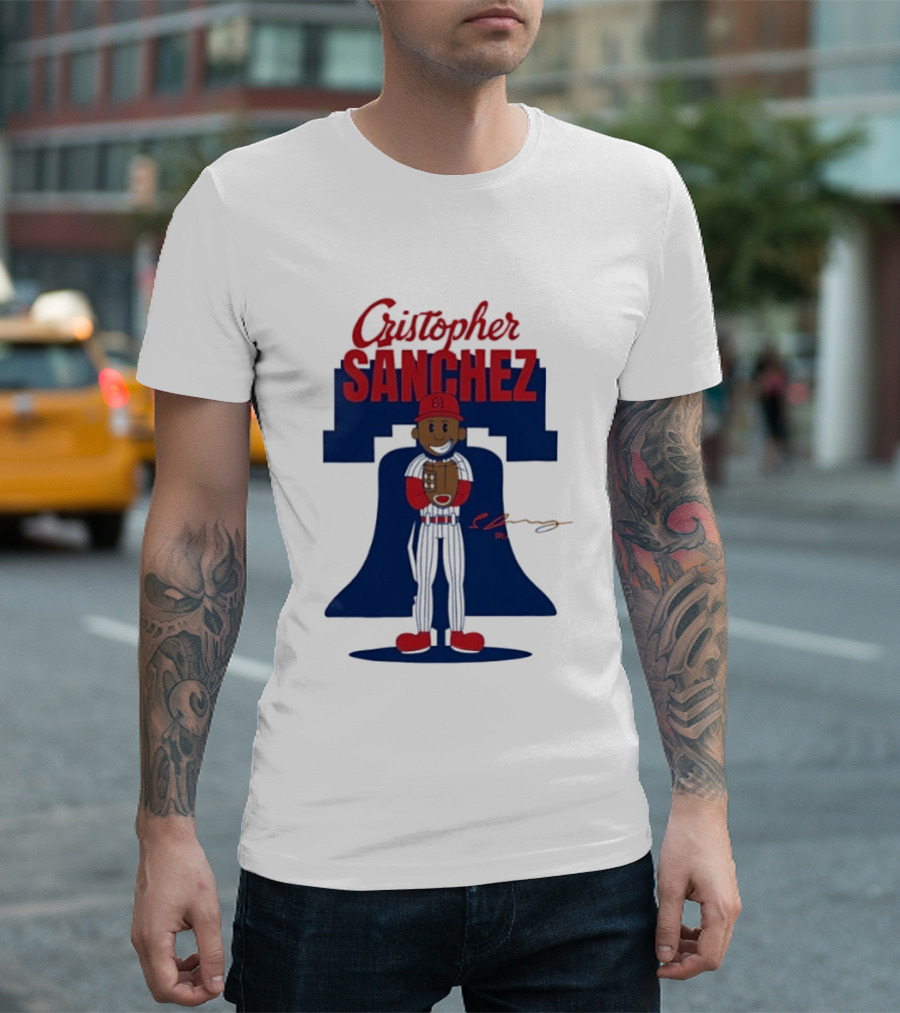 Cristopher Sanchez Philadelphia Phillies MLB Player Number 61 T-Shirt