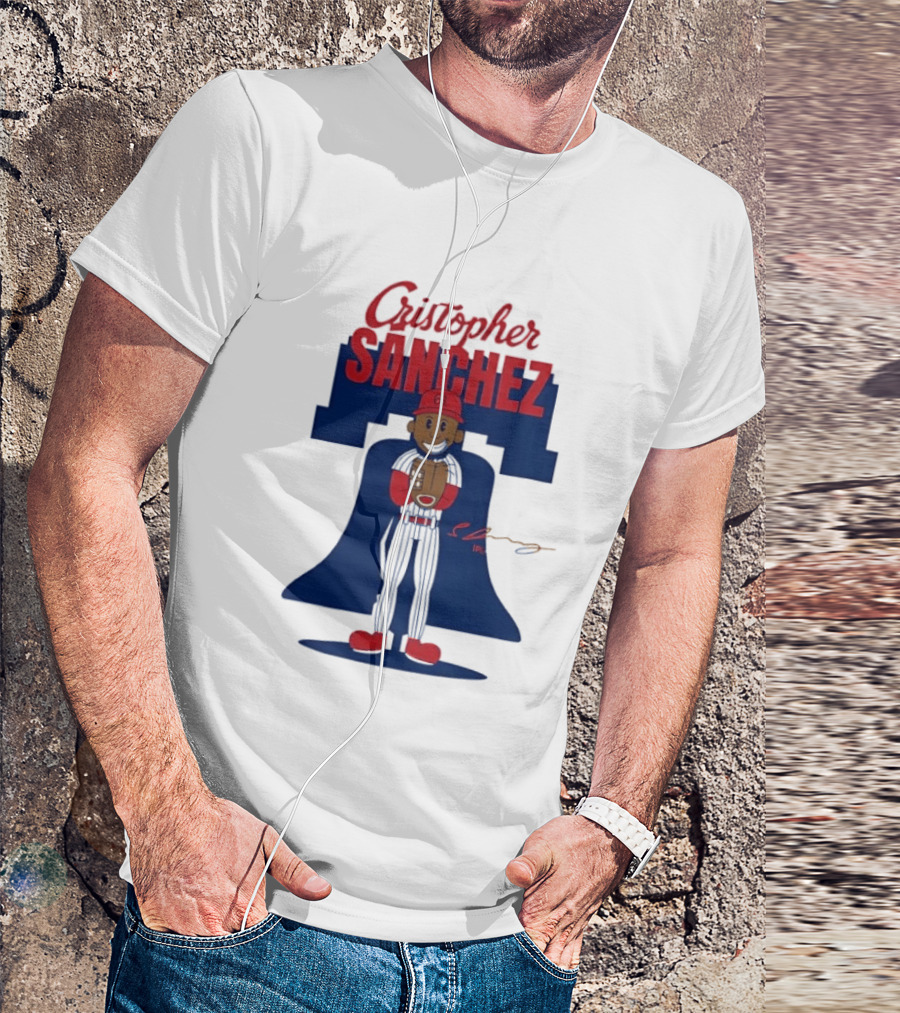 Cristopher Sanchez Philadelphia Phillies MLB Player Number 61 T-Shirt