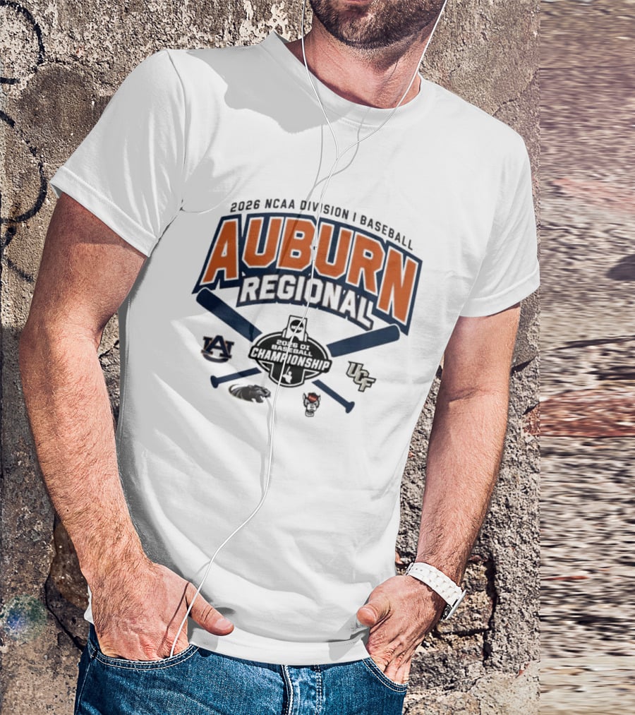 2026 NCAA Division I Baseball Auburn Regional Championship T-Shirt