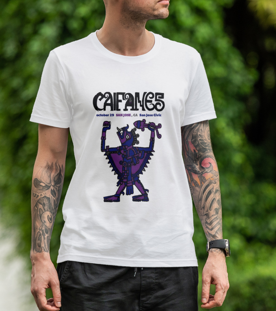 Caifanes October 29 2026 San Jose CA Concert T-Shirt