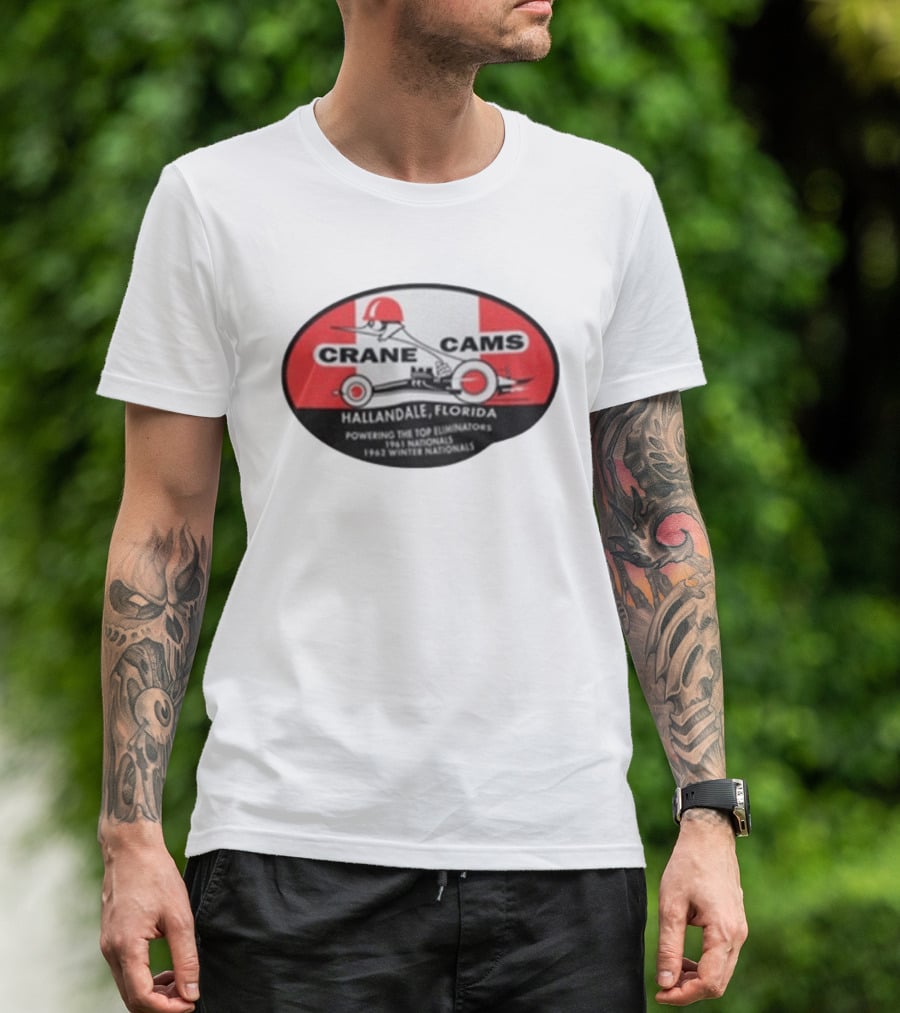 Crane Cams Hallandale Florida 1962 Winter Nationals Eliminator Racing T-Shirt