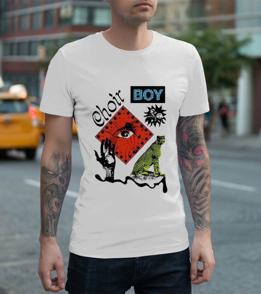 Choir Boy Eye Sun Cheetah Mystical T-Shirt