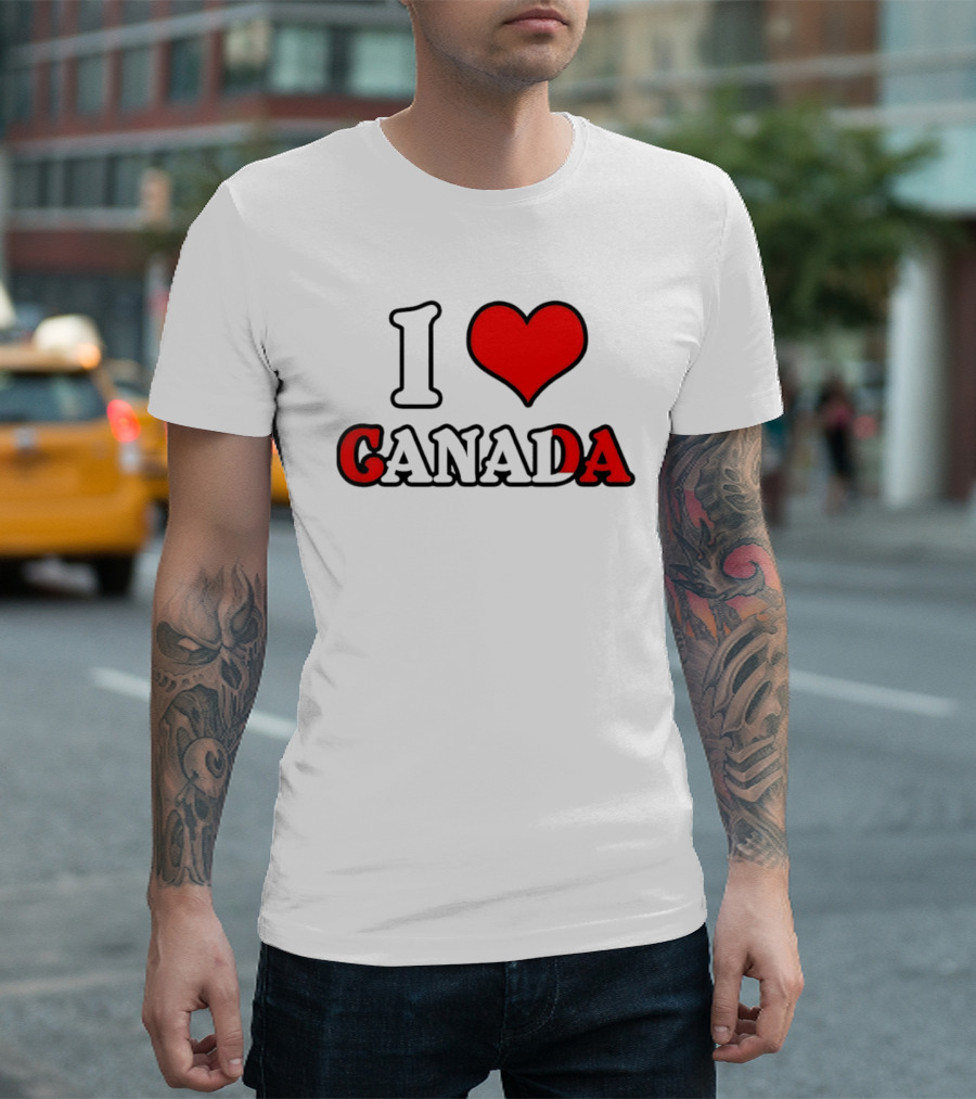 I Heart Canada Love T-Shirt