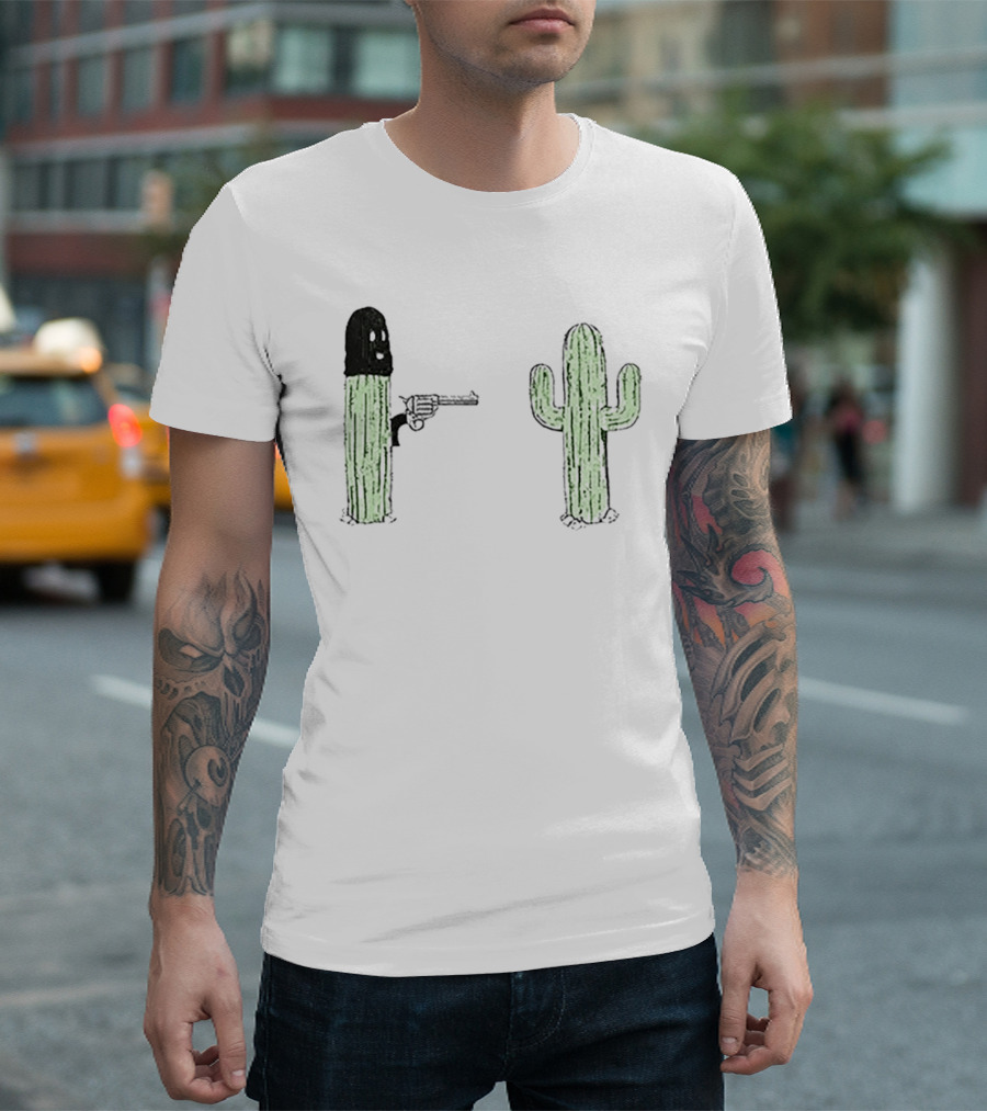 Phil Miller The Last Man On Earth Stick'em Up Cactus Duel T-Shirt